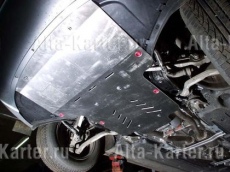Защита алюминиевая Шериф для картера и КПП Audi A6 C6 2004-2011
