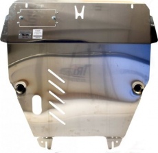Защита алюминиевая АВС-Дизайн для картера и КПП Honda Pilot II 2008-2011