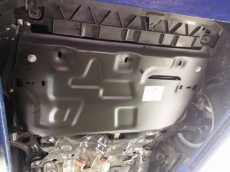 Защита алюминиевая Alfeco для картера и КПП Seat Ibiza IV Mk4 рестайлинг 2012-2017