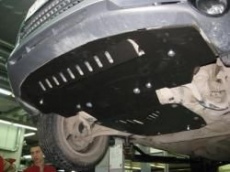Защита Alfeco для картера и радиатора (2 части) Audi Q7 I 2006-2009