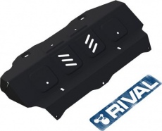 Защита Rival для радиатора и картера (часть 1) Toyota Hilux VII 4WD 2015-2021