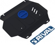 Защита Rival для радиатора и картера (часть 2) Toyota Hilux VII 4WD 2015-2021