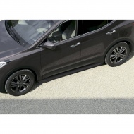 Пороги Black для Hyundai Santa Fe (2006-2012) № A173ALB.2302.1