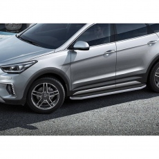 Пороги Premium для Hyundai Grand Santa Fe (2013-2018) № A180ALP.2306.2