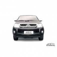 Защита переднего бампера Arbori d76 радиусная черная для Toyota Hilux (2008-2011) № AFZDATHL07B