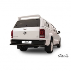 Защита заднего бампера Arbori d76 черная для Volkswagen Amarok (2013-2018) № AFZDAVWAM1311B
