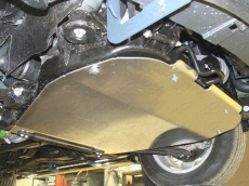 Защита передняя (алюминий) 4 мм для Chevrolet Captiva (2013-2018) № CHEVCAP13-07